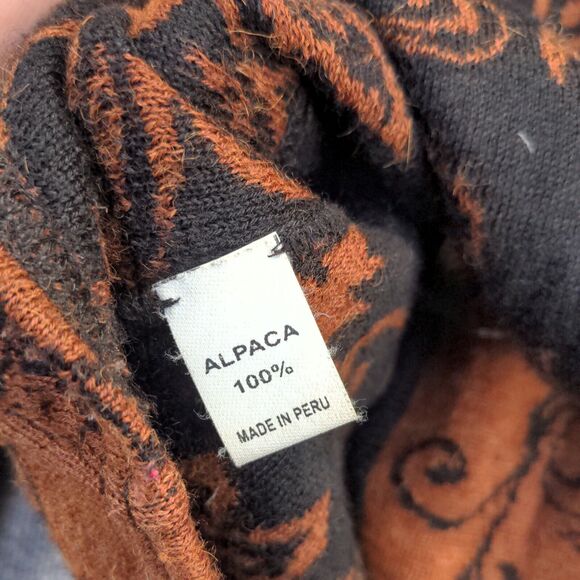 Alpaca Design Chompas Women's Blazer Jacket Medium Multicolor Tapestry Floral - Picture 9 of 12